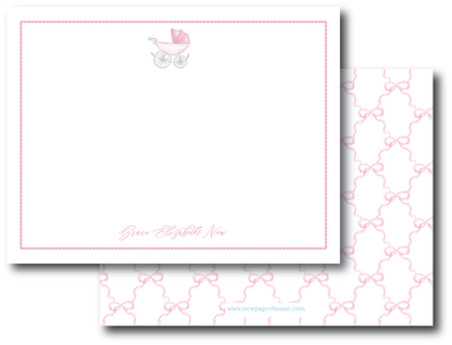 Baby Carriage Stationery Set