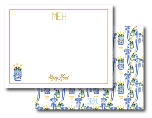 Champagne Bucket Stationery Set