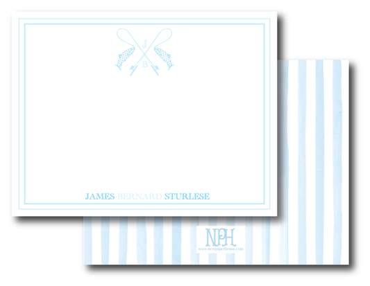 Chic Fish Blue Stationery Set