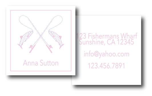 Chic Fish Pink Bag Tag