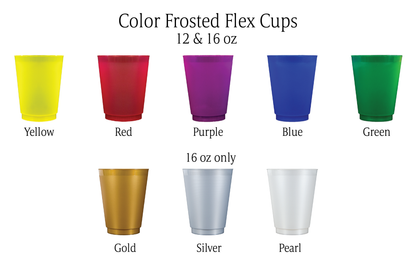 COLOR Frosted Flex Cups-Customize your cup