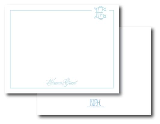 Couture Monogram Stationery Set- Customize Color