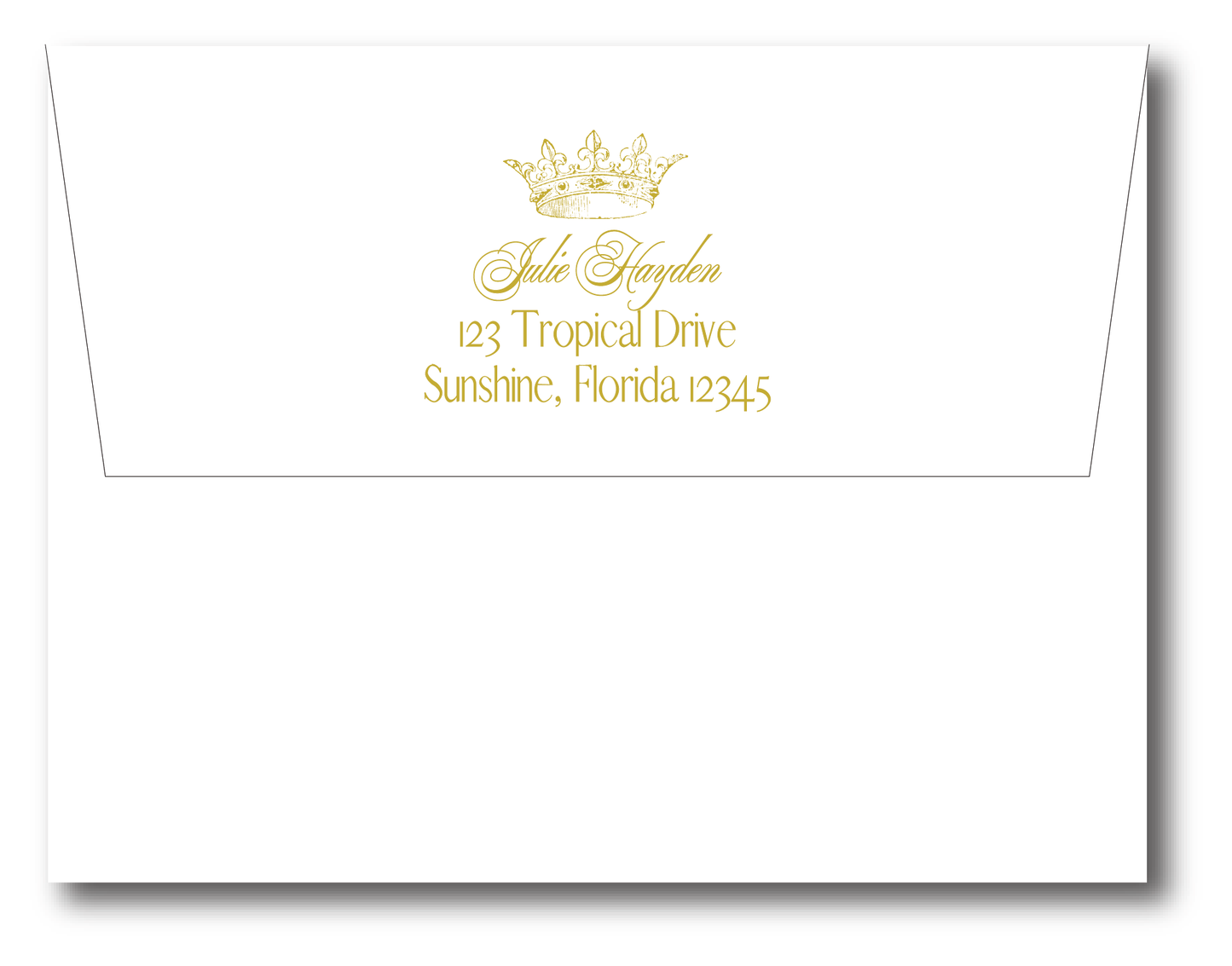 Crown Stationery Set