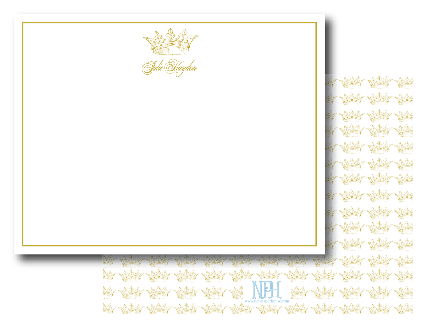 Crown Stationery Set