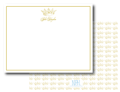 Crown Stationery Set