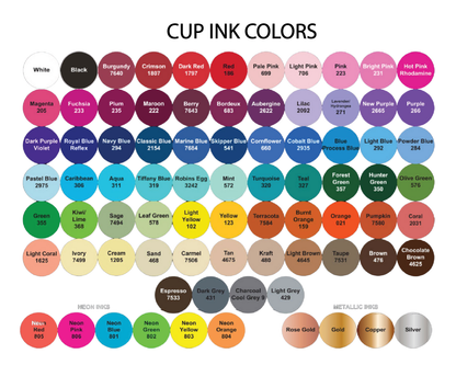 Color CHANGING Stadium Cup- Customize Design