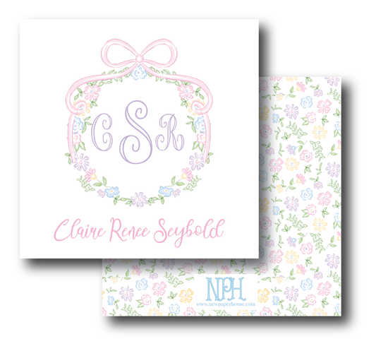 Ditsy Floral Enclosure Card