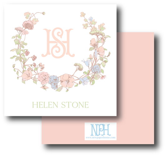 Floral Garden Enclosure Card