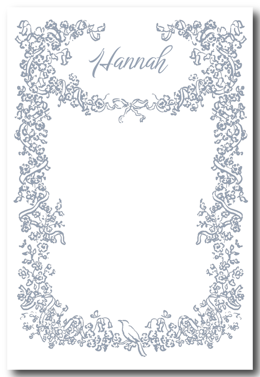 Flourishing Ribbon Notepad