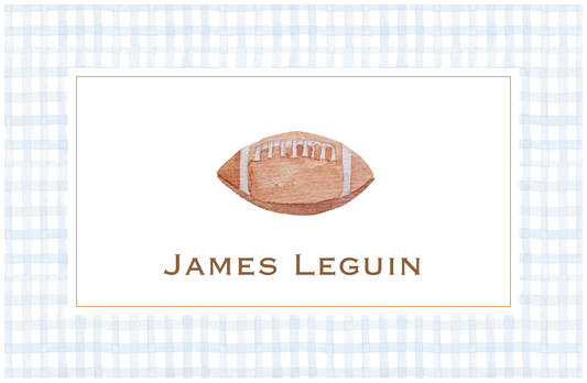 Football Gingham Placemat