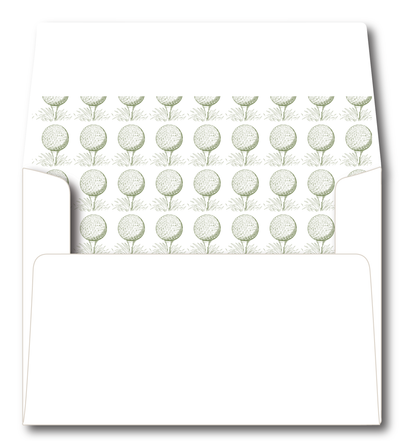 Golf Tee Stationery Set