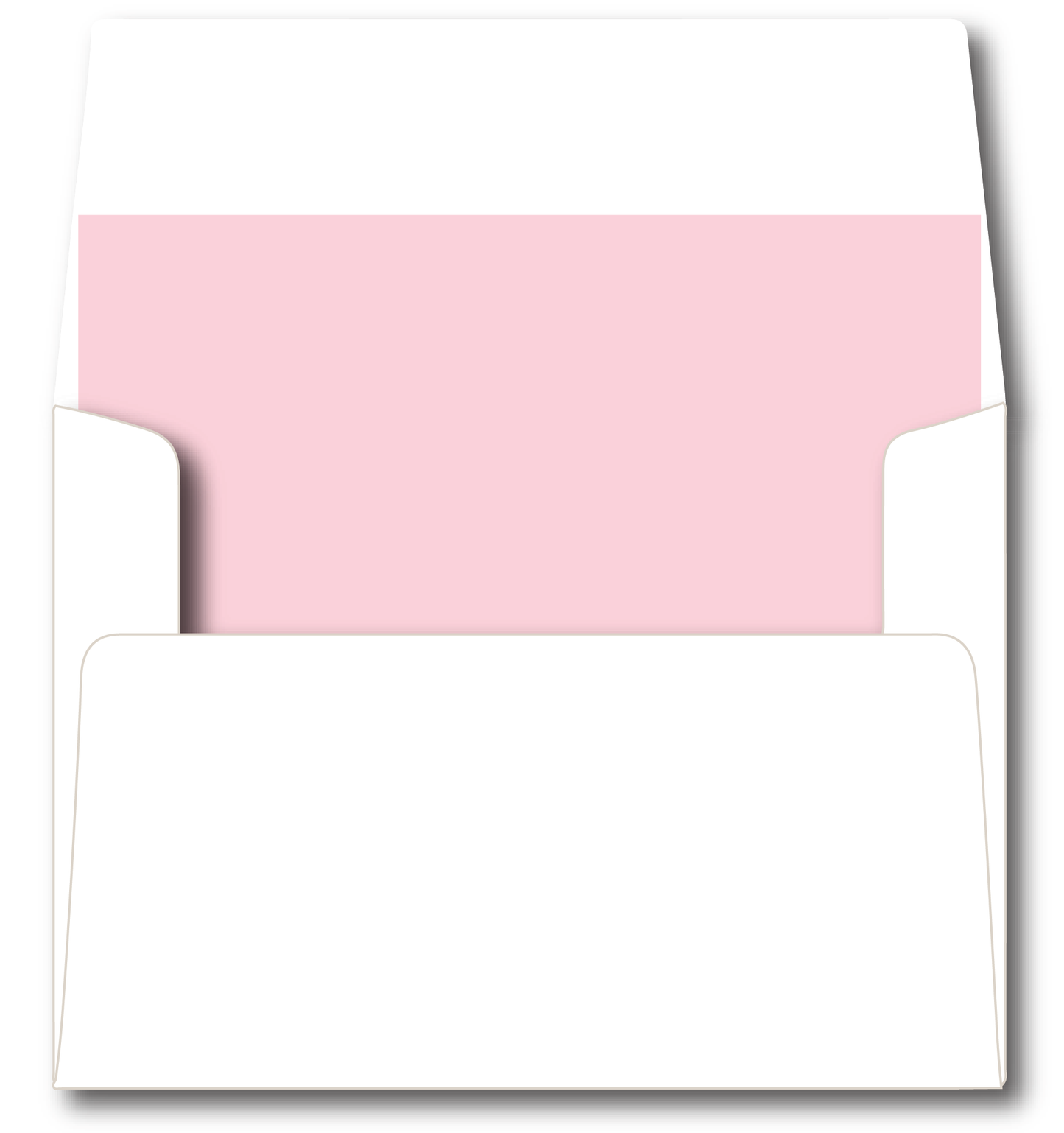 Multi Color Pink Scallop Stationery Set