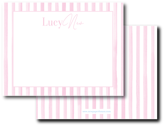 Vertical Stripe Stationery Set