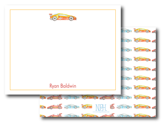 Race Car Stationery Set