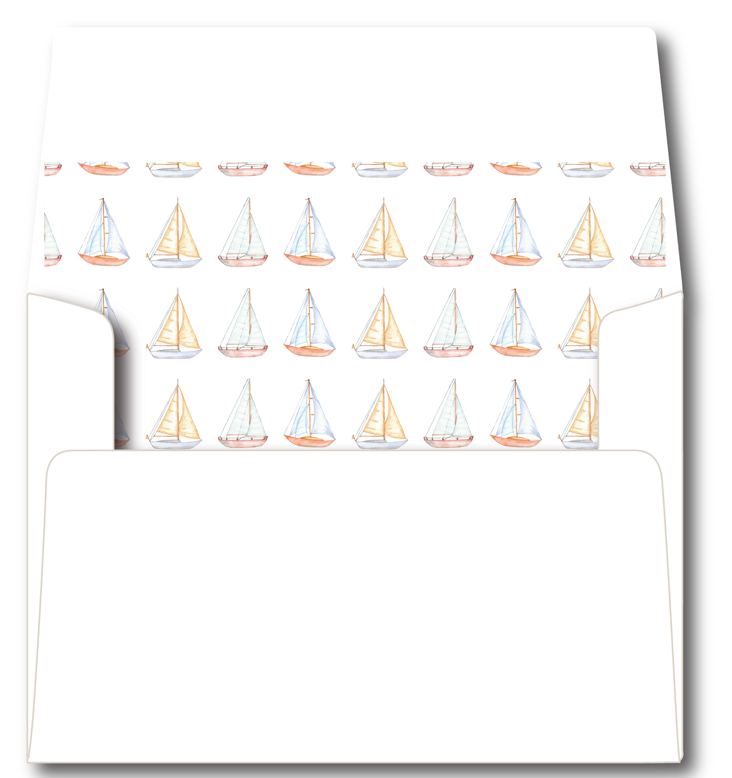 Sailboats Stationery Set