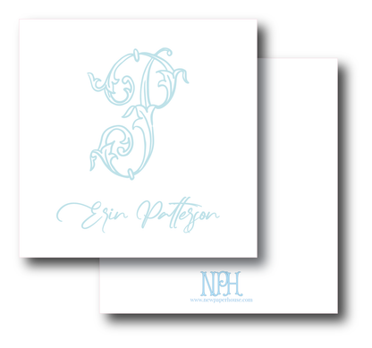 Script Initial Enclosure Card- Customize Color