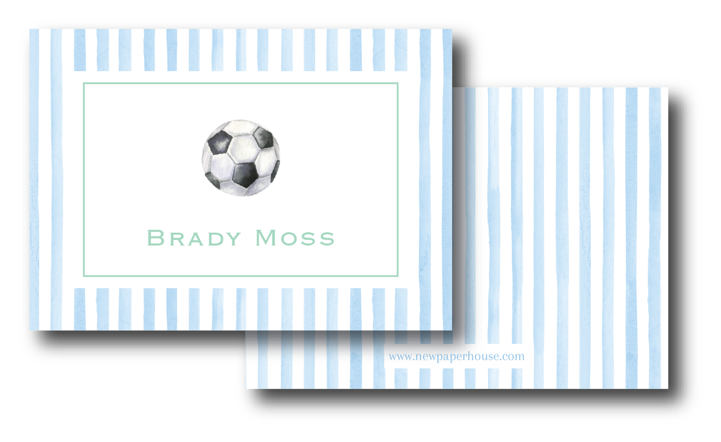 Soccer Enclosure Card