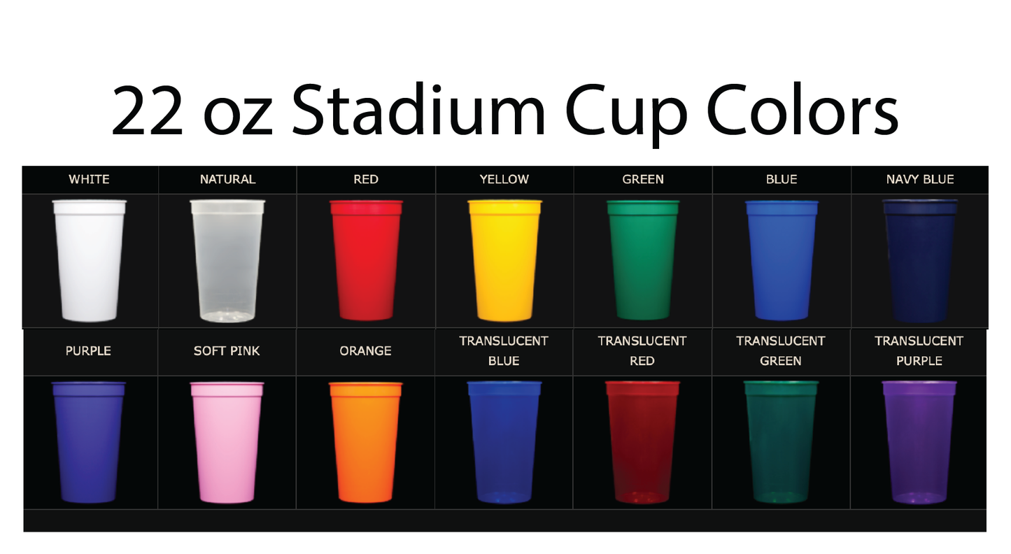 Stadium Cups-Customize your cup