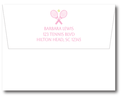 Tennis Pink Stationery Set