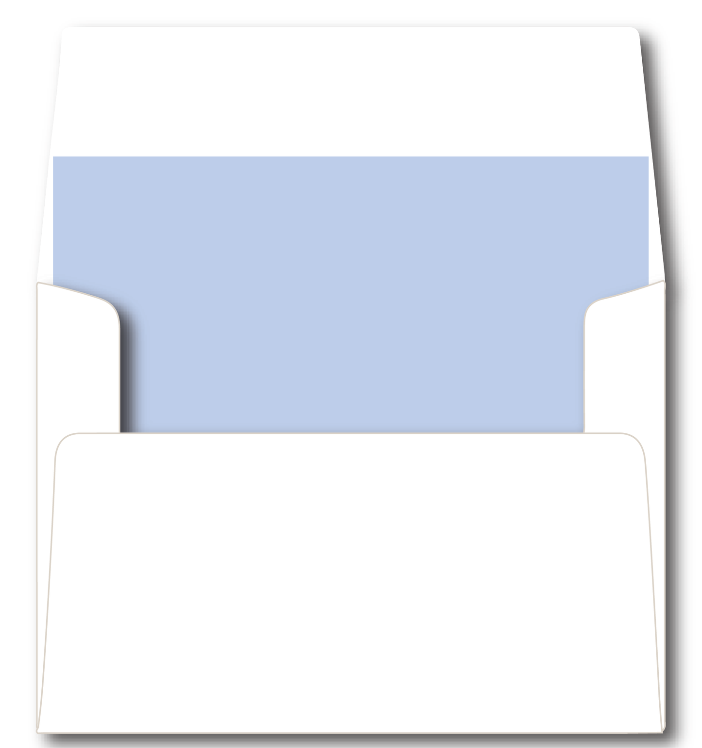 Wavy Border Blue Stationery Set- Customize Colors