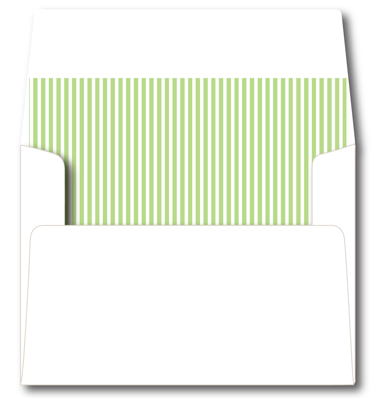 Stripe Green Stationery Set